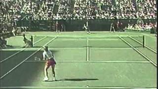 Chris Evert d Carling Bassett  1984 US Open SF [upl. by Lletnahs590]