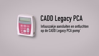 CADD Legacy PCA  Aansluiten Infuuszakje [upl. by Ornie]