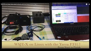 WSJTX setup and operation tutorial on Linux with the Yaesu FT817 Part 1 [upl. by Yaras591]