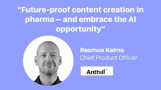 Day 1  Futureproof content creation in pharma – and embrace the AI opportunity [upl. by Australia79]