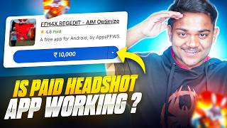 TRYING PAID HEADSHOT APPS IN FREE FIRE FROM PLAYSTORE  GARENA FREE FIRE [upl. by Ylek659]