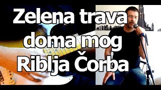 Zelena trava doma mog  Riblja Čorba  cover lesson wVOCAL TAB u opisu [upl. by Nunciata]