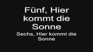 Rammstein  Sonne lyrics HD [upl. by Sudnak117]