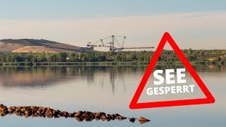 Markkleeberger und Störmthaler See gesperrt Schleuse und Böschung undicht [upl. by Allerim]