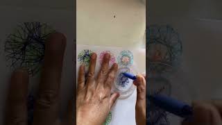 how to drawing cute flowers spirograph stepbystep art shortsvideo shortvideo shorts short [upl. by Seed26]