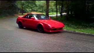 Toyota MR2 4AG 20V Blacktop pure engine sound [upl. by Klenk]