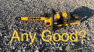 Dewalt 60V chainsaw one year review [upl. by Ecirtaemed]