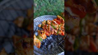 Brochettes de poulet au barbecue  🤤🍗 shorts recette cuisine barbecue asmr seizemay food [upl. by Ravi685]