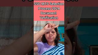 SSC MTS Documents Required 2024 [upl. by Kowatch998]