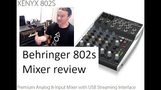 Behringer Xenyx 802s Review [upl. by Soilisav296]