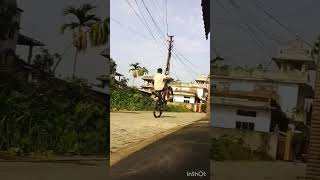 wheelie on 5th gear  stunt viral popular challenge [upl. by Altheta]