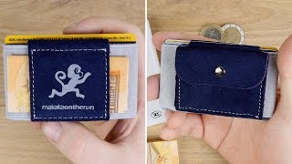 Klein aber Oho Slim Wallet mit Münzfach für bis zu 12 Karten  MakakaOnTheRun  DEUTSCH [upl. by Airret]