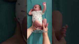 Gas relief massage Move gently but surely to relieve trapped gas creatorsearchinsights babyhacks [upl. by Kaz539]