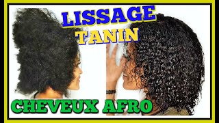 ➳ LISSAGE TANIN cheveux AFRO CRÉPU 🌿Quel RÉSULTAT peuton OBTENIR❓TANINO THERAPY➕AvantAprès [upl. by Valera]