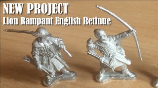 12 New Project reveal  Lion Rampant English Retinue [upl. by Anival652]