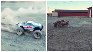 Rival MT10 vs Traxxas Slash Dusty Saturday Bash at Beban [upl. by Therese]