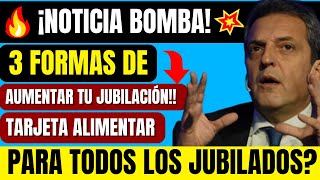 💥Tarjeta ALIMENTAR🍀Para Jubilados y Pensionados Se PAMI y Anses Aumentos a Jubilados [upl. by Ahkeber]