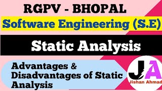 Static Analysis  Advantages amp Disadvantages of Static Analysis  Software Engineering [upl. by Godfry]