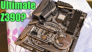 Asrock Z390 Taichi Ultimate Review  Best Motherboard For The 9900K [upl. by Kenon]