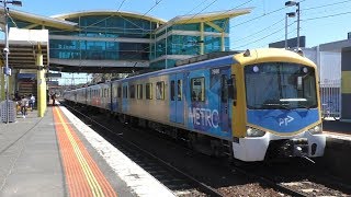 Trains at Dandenong  Metro Trains Melbourne [upl. by Nithsa]