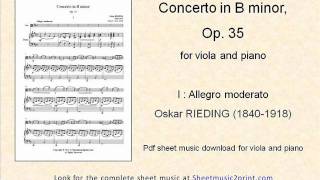 Rieding  Concerto Op 35 for Viola 13 [upl. by Etom]