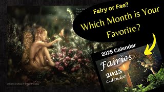 Fairy Calendar 2025 Fairies Lore and Legends [upl. by Dnomal976]