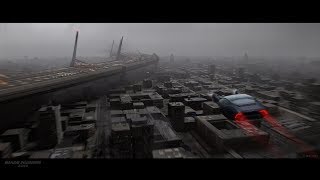 Blade Runner 2049 Scene  Flight to LAPD amp Baseline Test FULL HD [upl. by Eednarb]