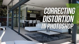 Correcting Perspective Distortion  Adobe Photoshop CS5 Tutorial [upl. by Bondon]