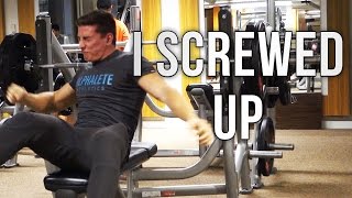 I SCREWED UP  Progressive Overload 101  Vlog 002 [upl. by Akino]