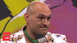 Tyson Fury breaks down TKO victory vs Deontay Wilder in rematch  Boxing on ESPN [upl. by Eugenio]