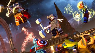 Team Thor amp Mighty Thor vs Surtur  LEGO Marvel Super Heroes 2 [upl. by Nahtahoj700]