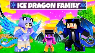 Adopted by Ice Dragons in Minecraft  HINDI [upl. by Alenairam]