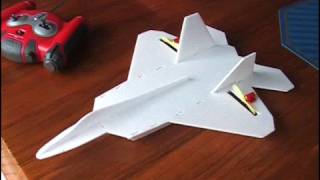 Micro YF22 Depron Flight Video [upl. by Yerot69]