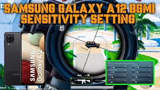 SAMSUNG GALAXY A12 BGMI SENSITIVITY SETTING  SAMSUNG GALAXY A12 PUBG SENSITIVITY SETTING [upl. by Lienad]