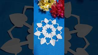 ❄️🌨️ SNOWFLAKE 🌨️❄️ NO9 snowflakes shorts papercutting [upl. by Naivart]