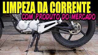 Como apertar a corrente da moto COMPLETO [upl. by Barnebas]