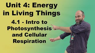 Honors Biology Unit 4  41 Intro to Photosynthesis and Cellular Respiration [upl. by Derfla974]