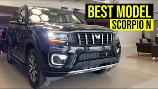 New Mahindra Scorpio N Z8L Top Model 2023 Review Features On Road Price [upl. by Nossaj]