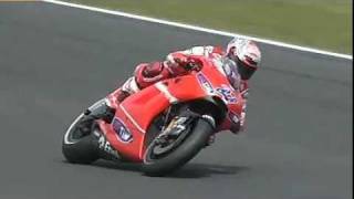 Casey Stoner Drifting Ducati at Phillip Island [upl. by Ateval326]