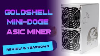 Goldshell Mini Doge Miner Review amp Teardown [upl. by Nanaek146]