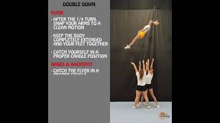 Double down instructional video  cheerleading group stunts [upl. by Ikir]