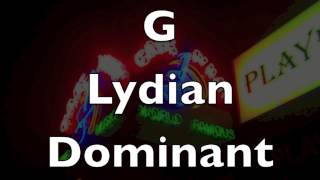 Lydian Dominant Scale  Groove Jam Backing Track [upl. by Ecidnak]