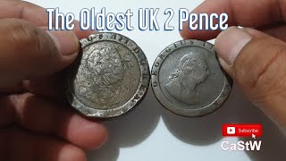 1797 Cartwheel 2 Pence UK coin numismatics coincollecting coincollection coins coinhistory [upl. by Gerson]