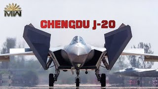 Chengdu J20 Chinese First 5th Generation Stealth Fighter Aircraft [upl. by Nolram]