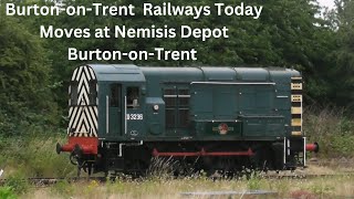 Shunting moves at Nemisis Depot BurtononTrent [upl. by Norby304]