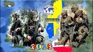 Sweden VS Poland Military Power Comparison 2018 [upl. by Florette]