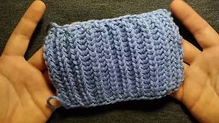 How to Knit the Fishermans Rib Stitch and Bind Off [upl. by Retsam994]