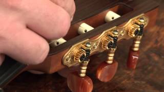 Restringing Your Classical Guitar [upl. by Nylhsoj406]