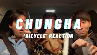 CHUNG HA 청하 Bicycle MV REACTION  GET OUTTA HER WAY [upl. by Nevaed]