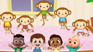 Five Little Monkey Jumping On The Bed  Cocomelon  Nursery Rhymes  Kids Songs nurseryrhymes [upl. by Tuinenga]